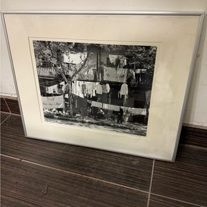 Janet Schipper  (20th Century) Gelatin Silver Print Photograph Laundry Shanghai